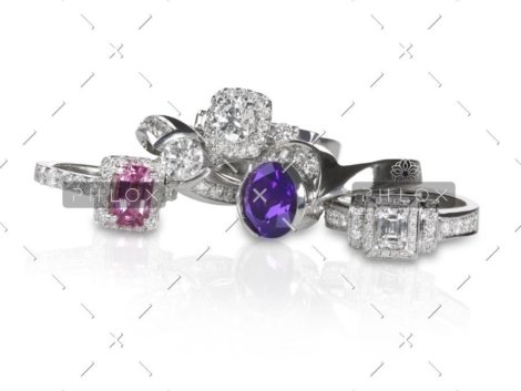 demo-attachment-812-cluster-stack-of-diamond-wedding-engagment-rings-CGXZHR4-1